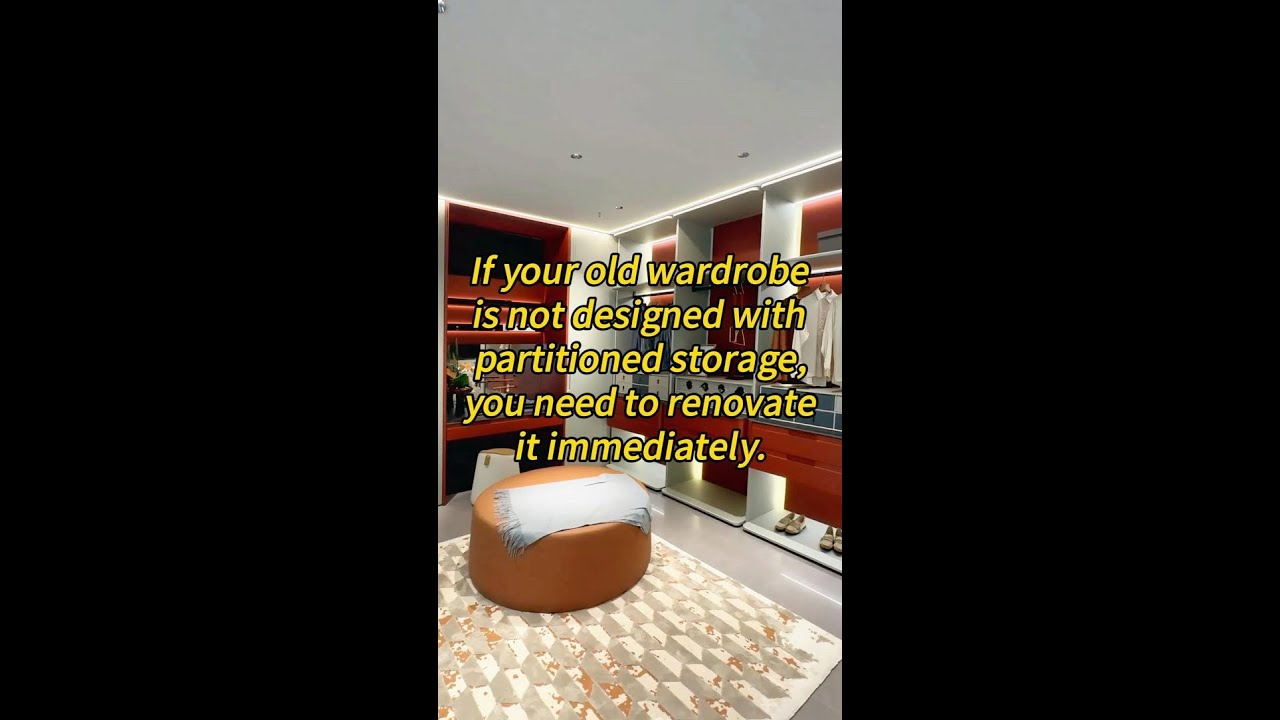 You need to plan your wardrobe layout properly