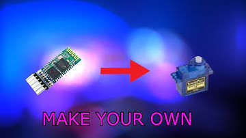 HOW TO CONTROL SERVO MOTOR FROM BLUETOOTH/HC-05
