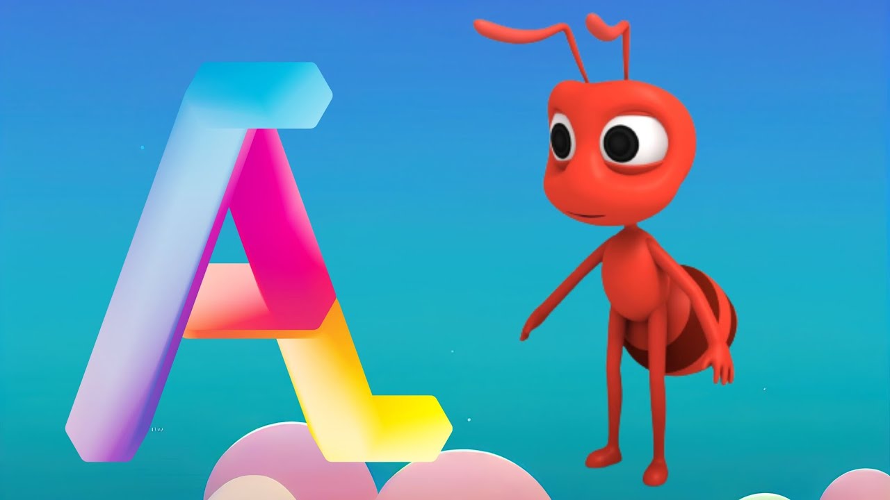 a to z english words with pictures - English Alphabet Learn For Kids @freeforlearn 