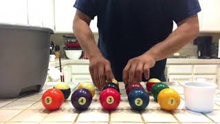 How to clean and shine billiard or pool balls