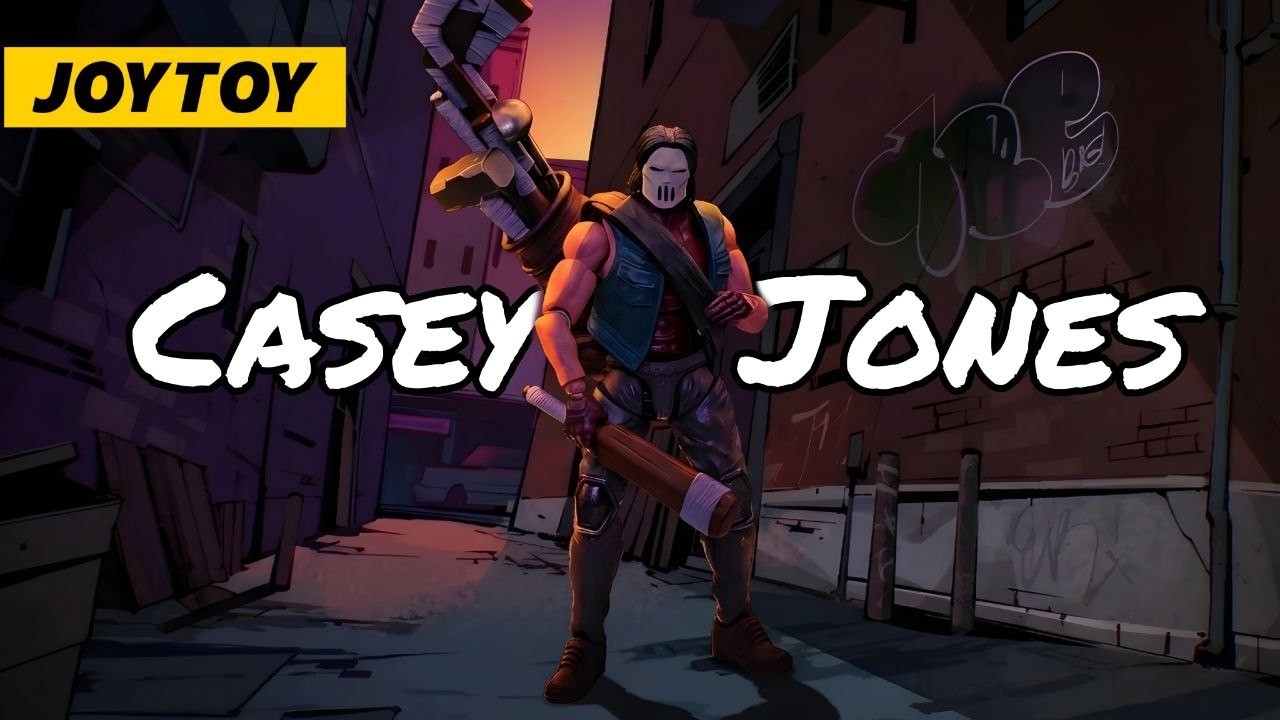 Casey Jones JoyToy TMNT Review & Unboxing 