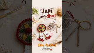 Crochet Japi &amp; dhol for Bihu festival ❤️ tutorial Coming soon#bihu #crochetjapi #crochetdhol