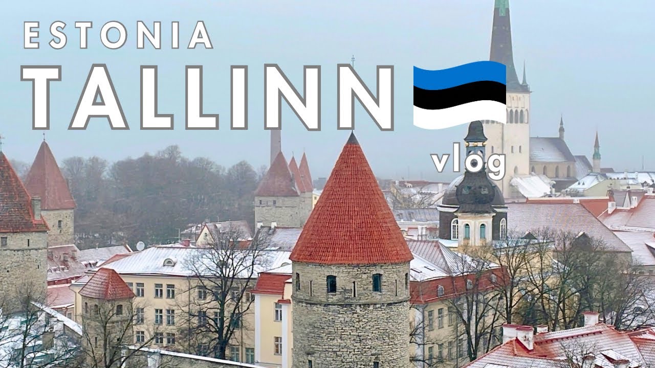 【Estonia Trip】ヘルシンキからフェリーで行く大人のひとり旅🚢｜小雪舞うおとぎの国のエストニア🇪🇪｜世界遺産のタリン🏠5時間で巡る旧市街散歩｜豪華フェリー✨MEGASTAR号乗船記