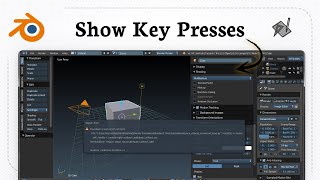 How to enable screencast keys in Blender (Fast Display) How to enable screencast keys in Blender (Fast Display)