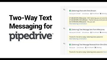Pipedrive SMS Text Messaging by Salesmsg