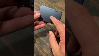Ridge Wallet 2.0 | Slim RFID Blocking Metal Wallet | Minimalist Front Pocket Card Holder | Aluminum