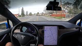 [FSD Beta 10.10.2] handles intersection crossing and unprotected left turn