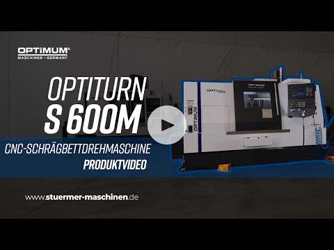 OPTIMUM OPTIturn S 600M – CNC-Drehmaschine mit C-Achse & SINUMERIK 828D