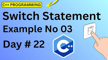Switch Statement in C++ (Urdu/Hindi) || Example 03