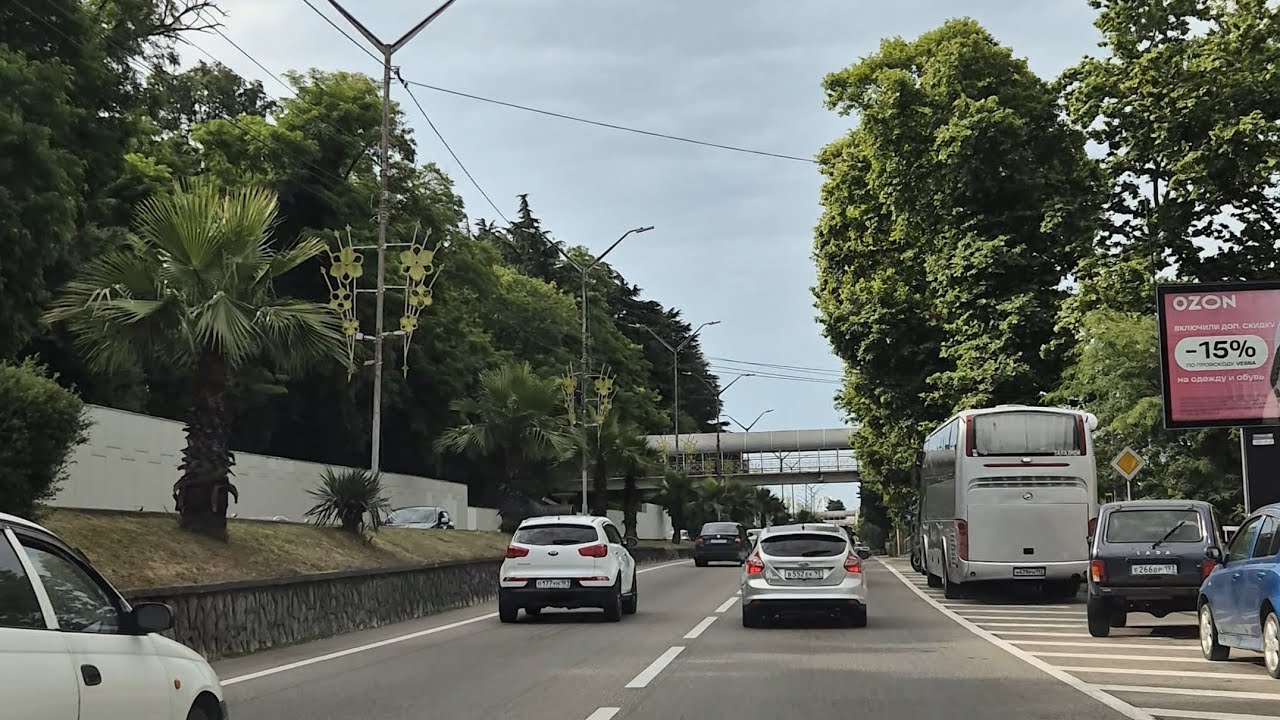 💋Воронеж - Сочи едем на море на машине 🌊, трасса М4 Дон, серпантин #sochi #море #сочи