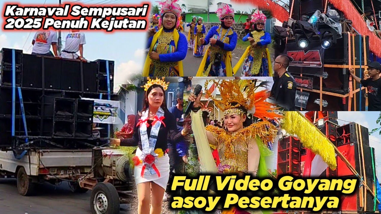 BARISAN SOUND 🔥 HOREG KARNAVAL SEMPUSARI JEMBER 2025 PUNEL X JEOVANA HADIR JUGA