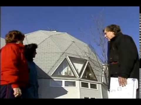 Marion & Roger's 36' diameter high profile dome by Natural Spaces Domes.