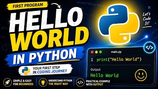 Your First Python Lesson | Learn, Install & Write Code! #python #ai 
