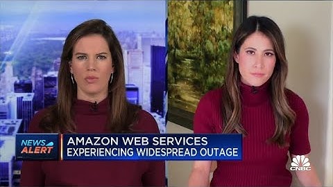 Amazon Web Services experiencing widespread outage