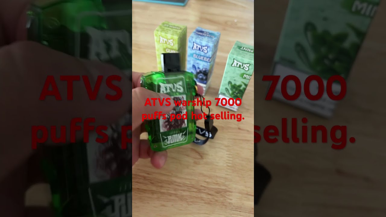 ATVS Warship 7000 Puffs Pod VAPE 30 Ml Oils