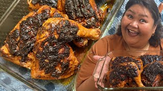 AT-HOME Mang Inasal Recipe | Filipino BBQ Chicken | Home Cooking with Apple