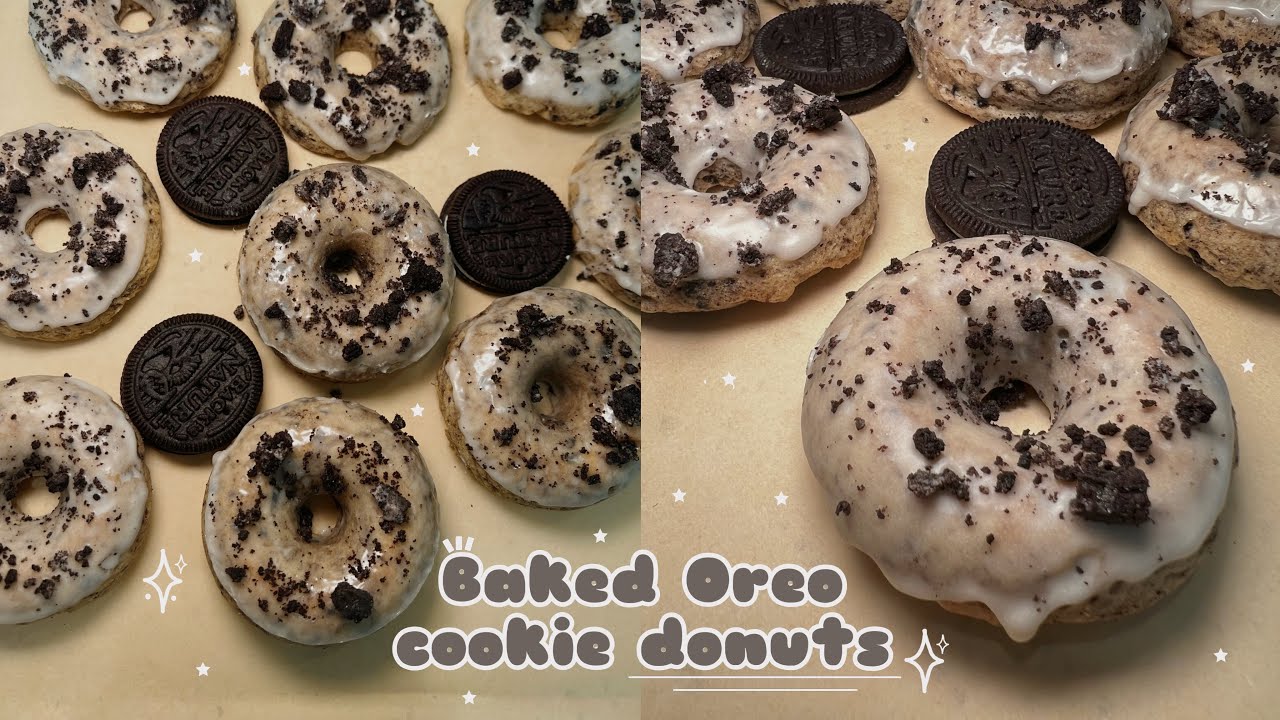 Dangerously Easy Vegan Oreo Cookie Donuts Recipe (NO-FRY!)