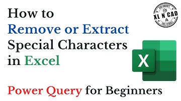How to Remove or Extract Special Characters using Power Query