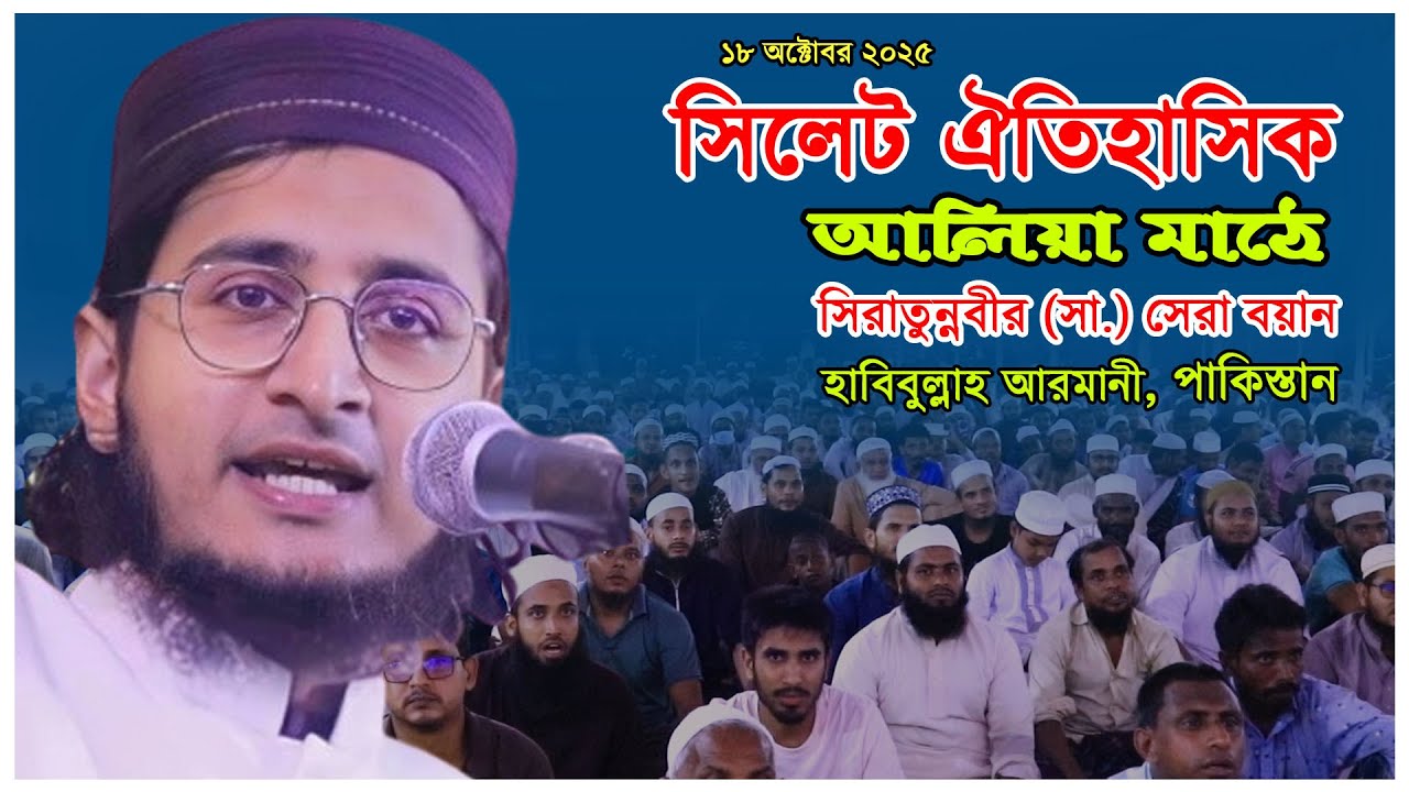 সিরাতুন্নবীর (সা.) সেরা বয়ান | মাওলানা হাবিবুল্লাহ আরমানী (পাকিস্তান) | habibullah armani pakistan