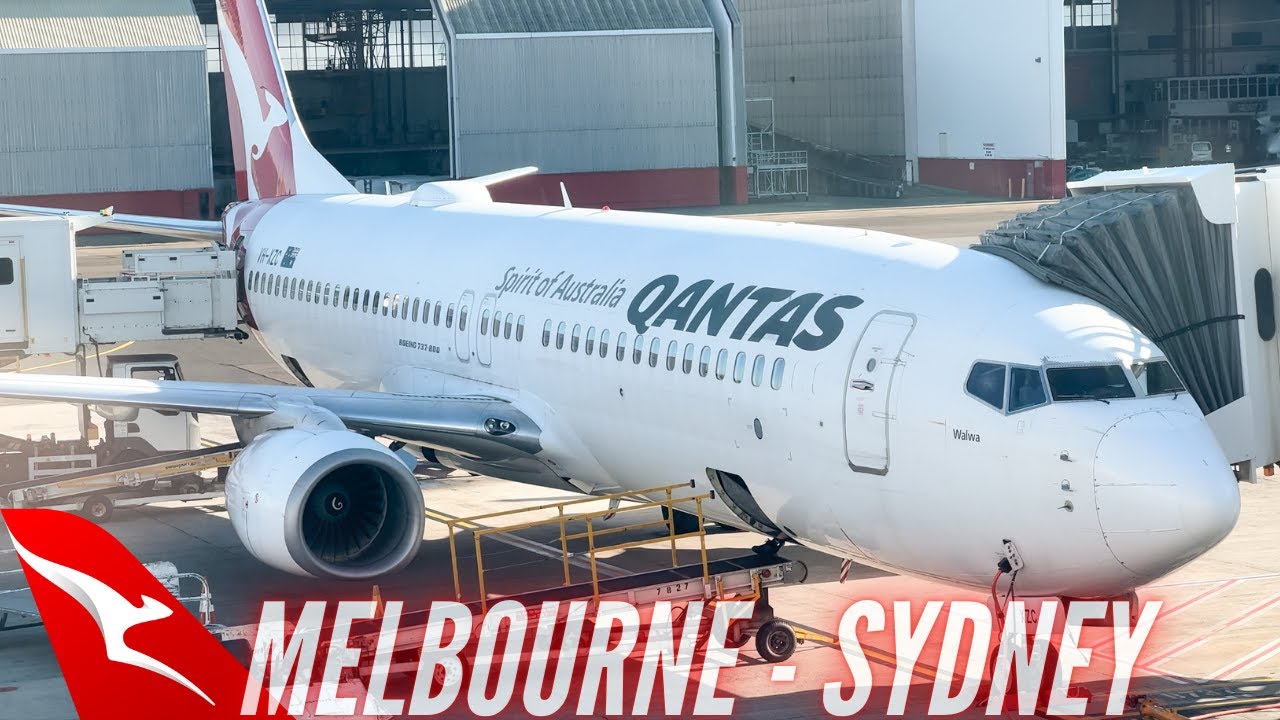 Qantas Domestic Experience | Melbourne - Sydney | Qantas Economy Class | Boeing 737-800 |Trip Report