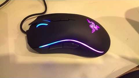 Razer Mamba TE lighting effect