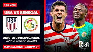 USA vs SENEGAL EN VIVO | Amistoso Internacional previo al MUNDIAL 2026 | FDP Radio Live