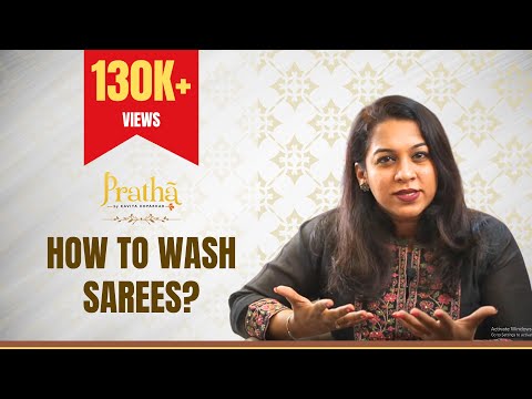 Washing Pure Silk Sarees Like a PRO!