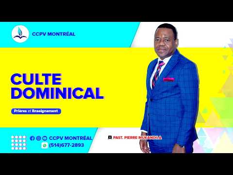 LA RESTAURATION DE TA VIE DEPEND DE TOI (DIMANCHE 29 MARS 2026)