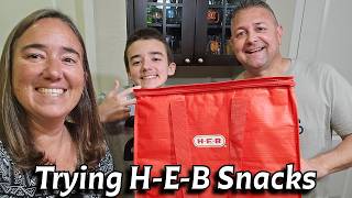 Trying H-E-B Snacks Straight From Texas! Full Review And Reaction! 