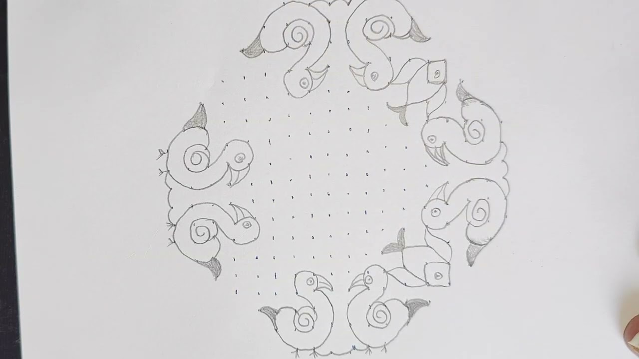 The Beautiful Rangoli...♥️♥️♥️...