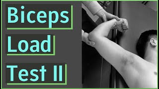 Biceps Load Test II - Glenoid Labral Tears