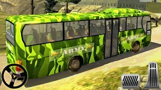 Offroad US Army Transport Prisoners - Bus Driving | Android Gameplay screenshot 2