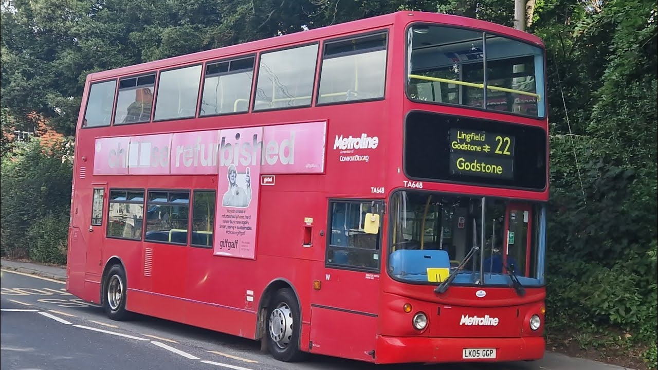 Thrash Metroline TA648 LK05GGP Bus Route 22 Dennis Trident ALX400 thrash-metroline-ta648-lk05ggp-bus-route-22-dennis-trident-alx400