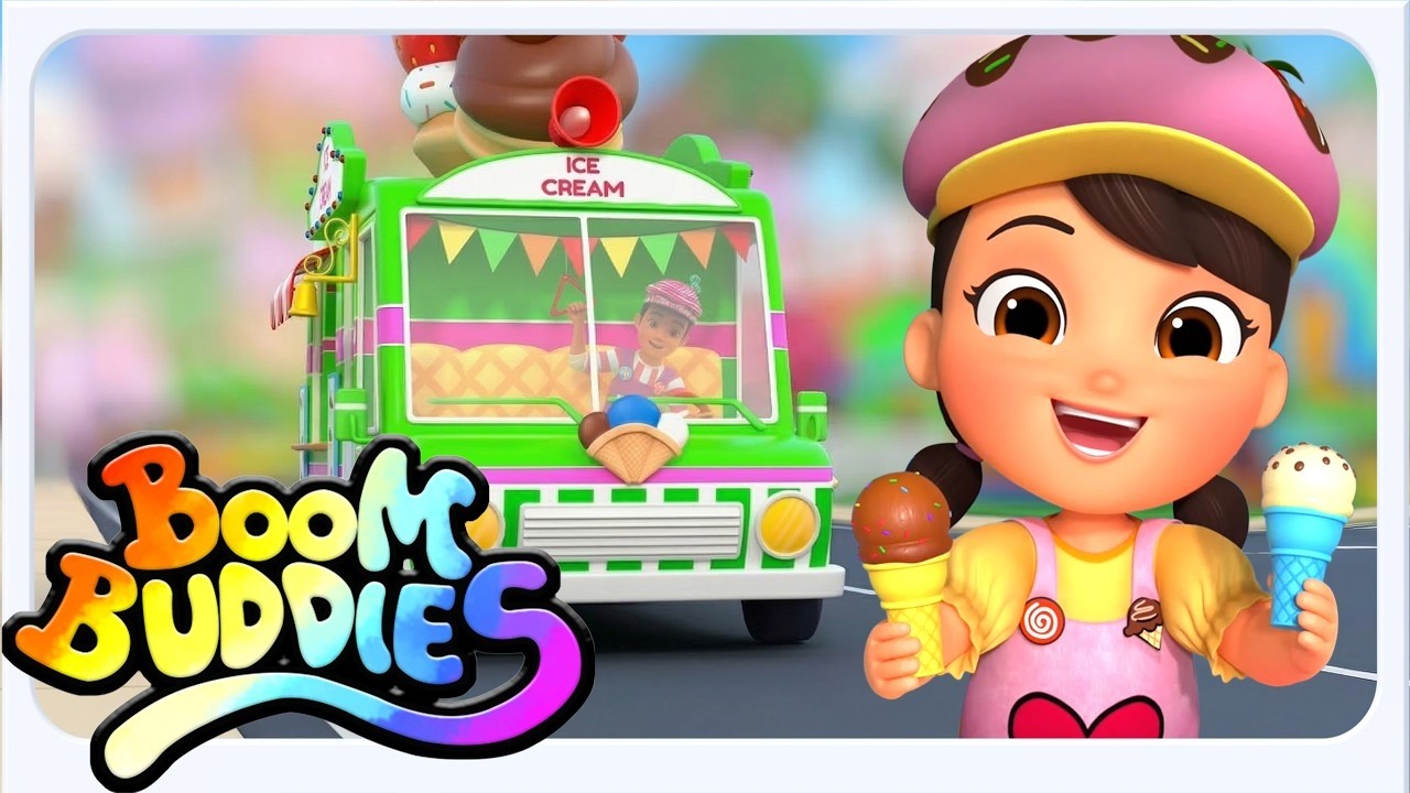 🔴Boom Buddies - Roda Truk Es Krim 🍦🚚 | Lagu Anak yang Menyenangkan – Lagu Anak-anak