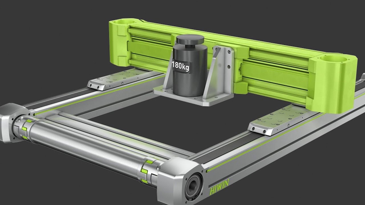 Brückenachsen HB und Auslegerachsen HC für Schwerlastanwendungen (HIWIN)