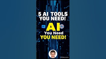 "5 Powerful AI Tools You Can Start Using Today!"   #ai  ##technology  #generativeai  #technology