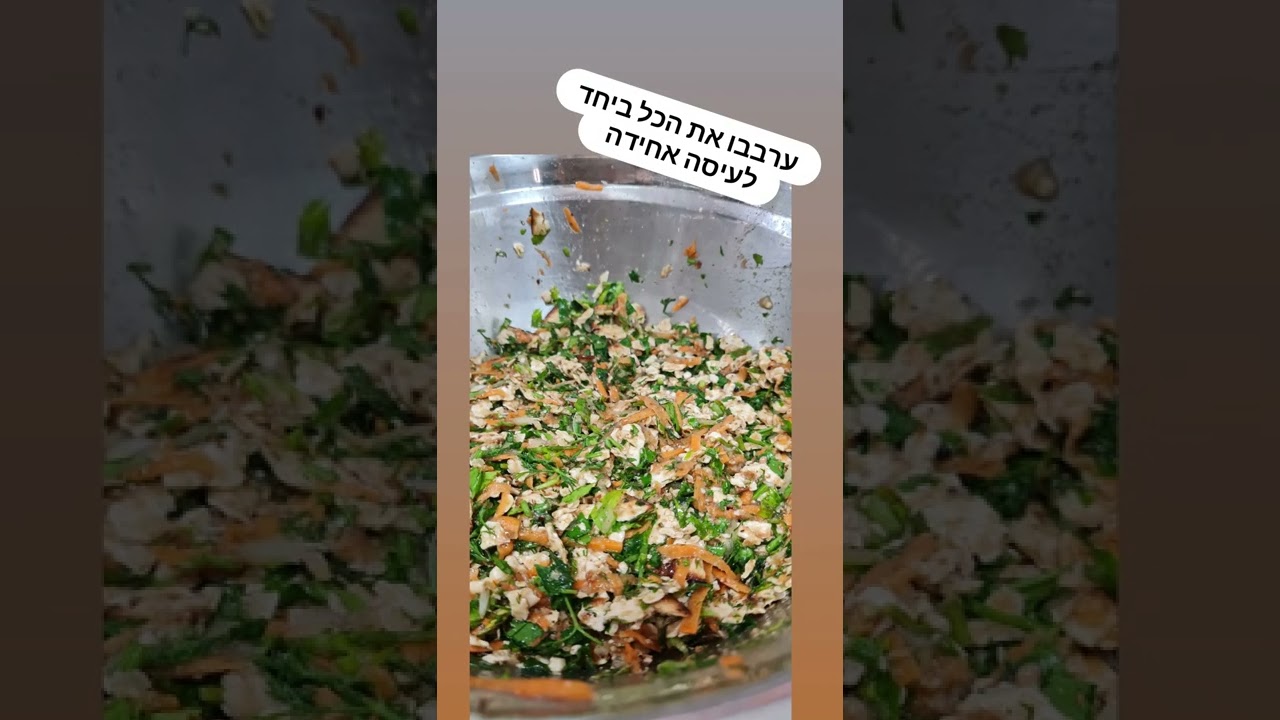 קציצות ירק עם מצות