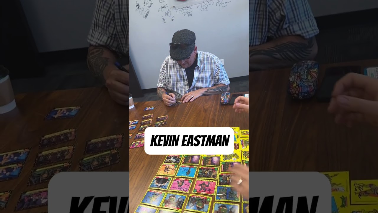 Look who popped by Pristine yesterday for a signing? The man, the myth, the creator, Kevin Eastman!