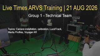 Live Times | ARVS Training - Day 1/3 (21 AUG 2026)