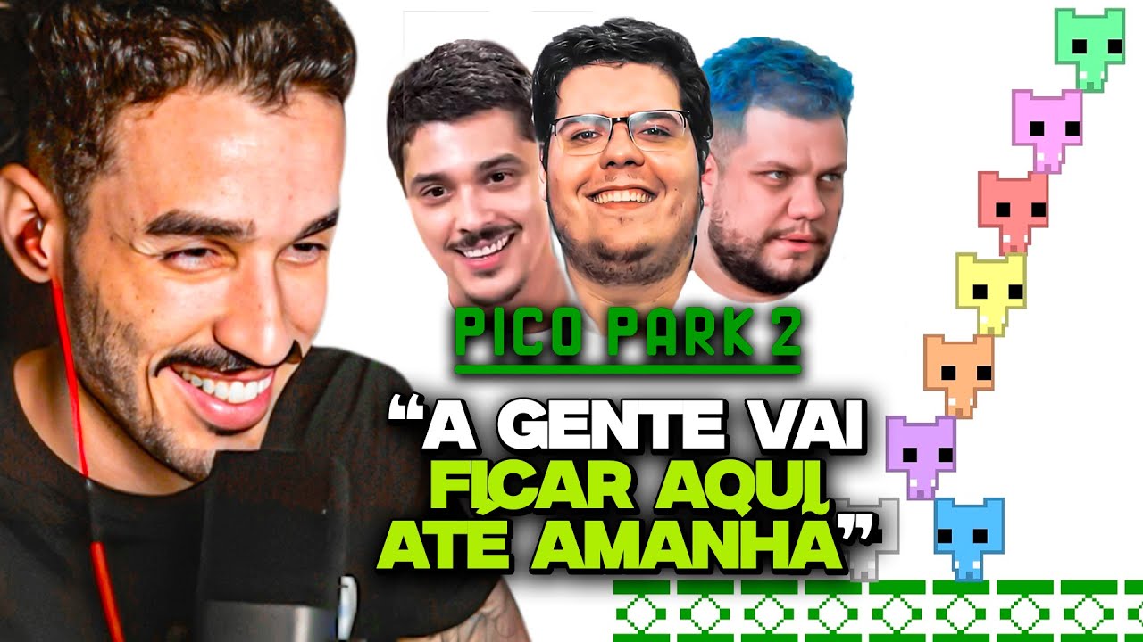 LOUCURA NO PICO PARK DE ANIVERSÁRIO DO CAZE COM AQUELES CARAS! | STAG JOGA