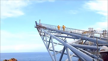 Offshore lighting-up flare manually.