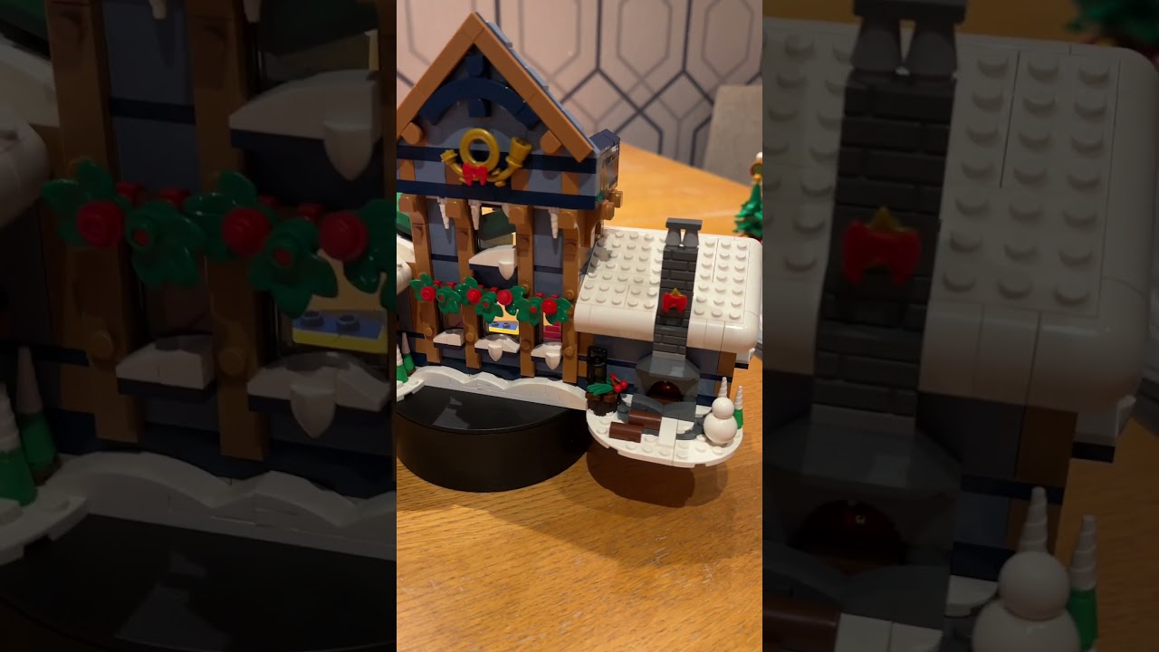 Lego Santas Post Office Timelapse Build Part 8 