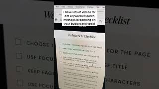 Reply to Here’s how to use my SEO checklist on your website!
