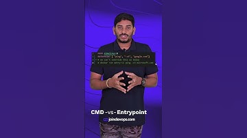 CMD vs Entry Point | Docker Container Creation | Devops Training in Telugu @DevOpsAndCloudWithSiva