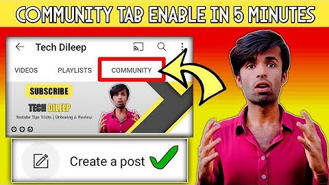 500 Subscribers Community Tab Enable Kaise Kare | How To Enable Community Tab On YouTube 2022
