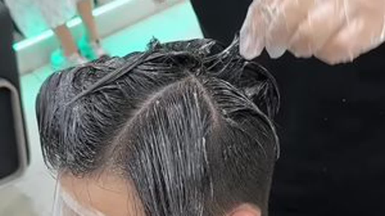 摩根碎盖 摩根碎盖烫发全流程教学演示