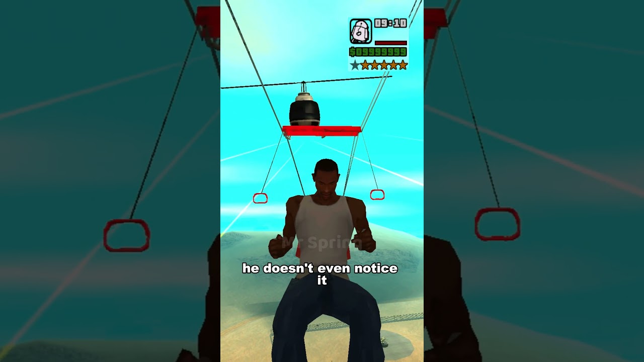 IF YOU RUN OUT OF HEALTH WHILE PARACHUTING IN GTA GAMES