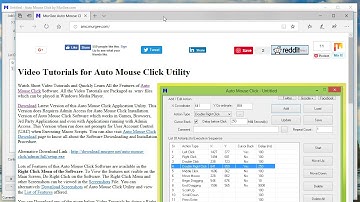 Auto Mouse Click by MurGee com Demo of Various Screens