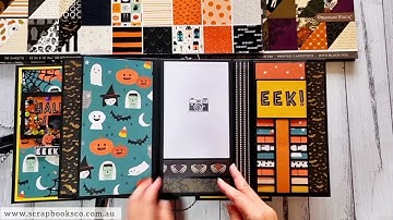 Halloween Mini Albums / Double Waterfall Trifold Albums 