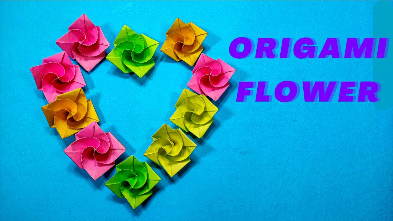 origami-flower-how-make-a-origami-flower-rose-easiest-origami-rose-ever